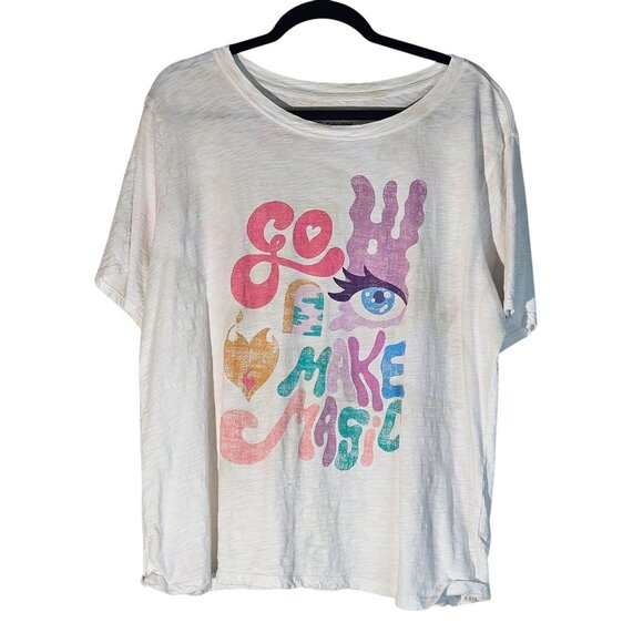 Anthro Akemi Kin Women’s Taupe Blouse S Cottagecore Artisanal Core Patterncore - Picture 2 of 13